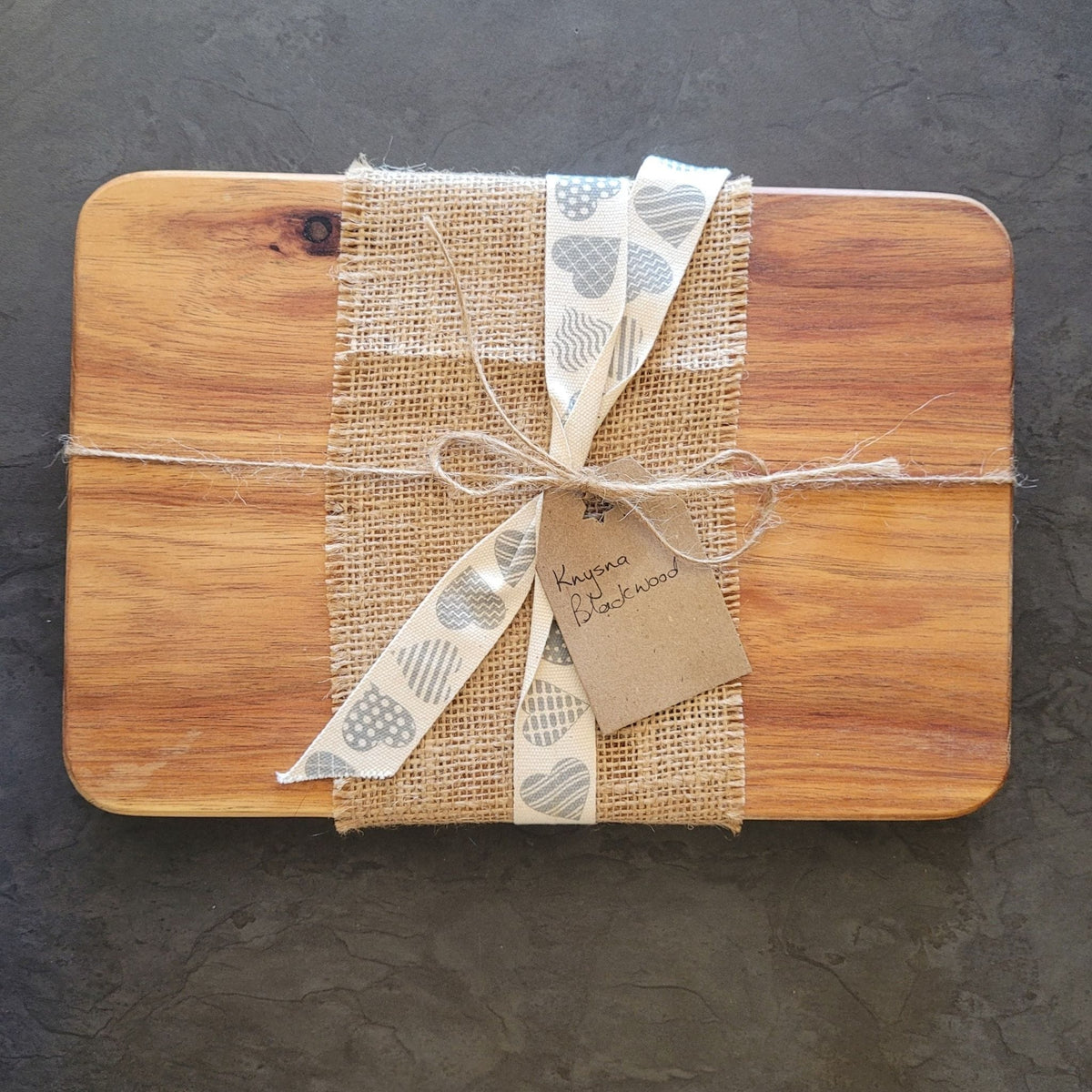 Earth & Artisan Knysna Blackwood Rectangular Cutting Board | The Heritage Slab