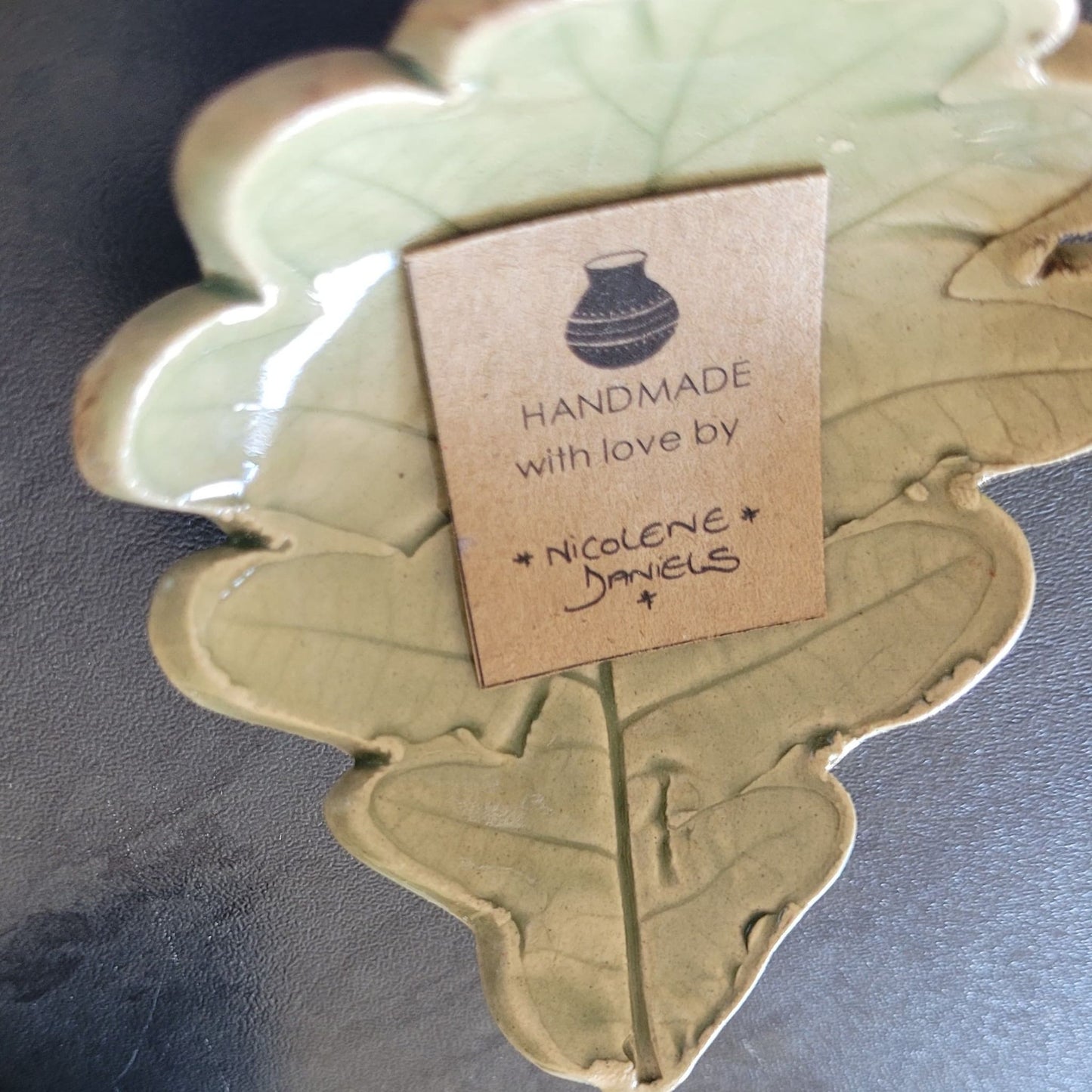 Green Leaf Trinket Tray | The Sage Foliage