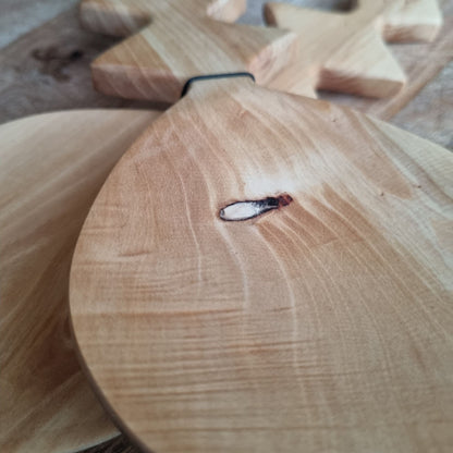Geometric Pine Tapas & Serving Set (4-Piece)
