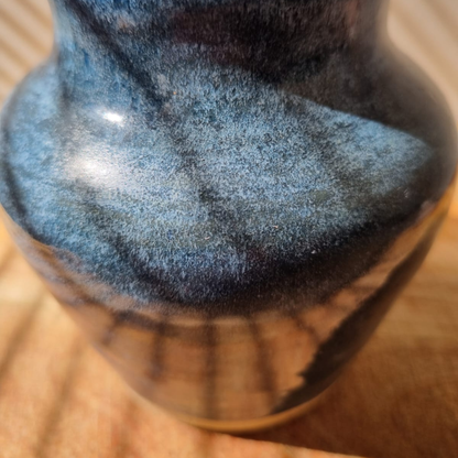 Slate Blue Ceramic Bud Vase