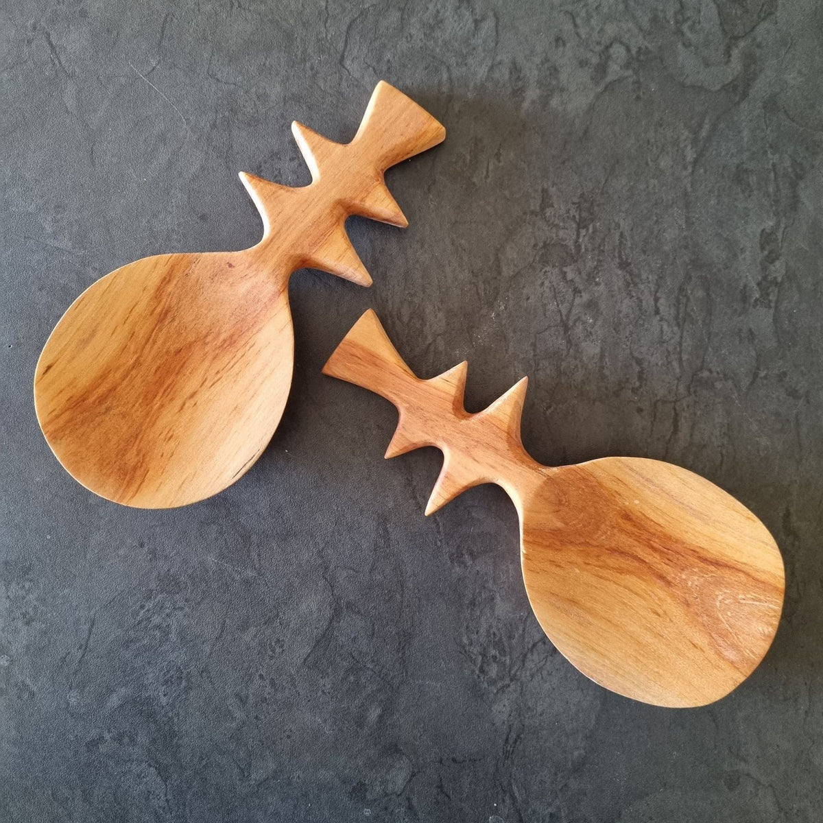 Geometric Pine Tapas & Serving Set (4-Piece)