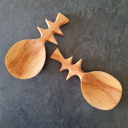 Geometric Pine Tapas & Serving Set (4-Piece)