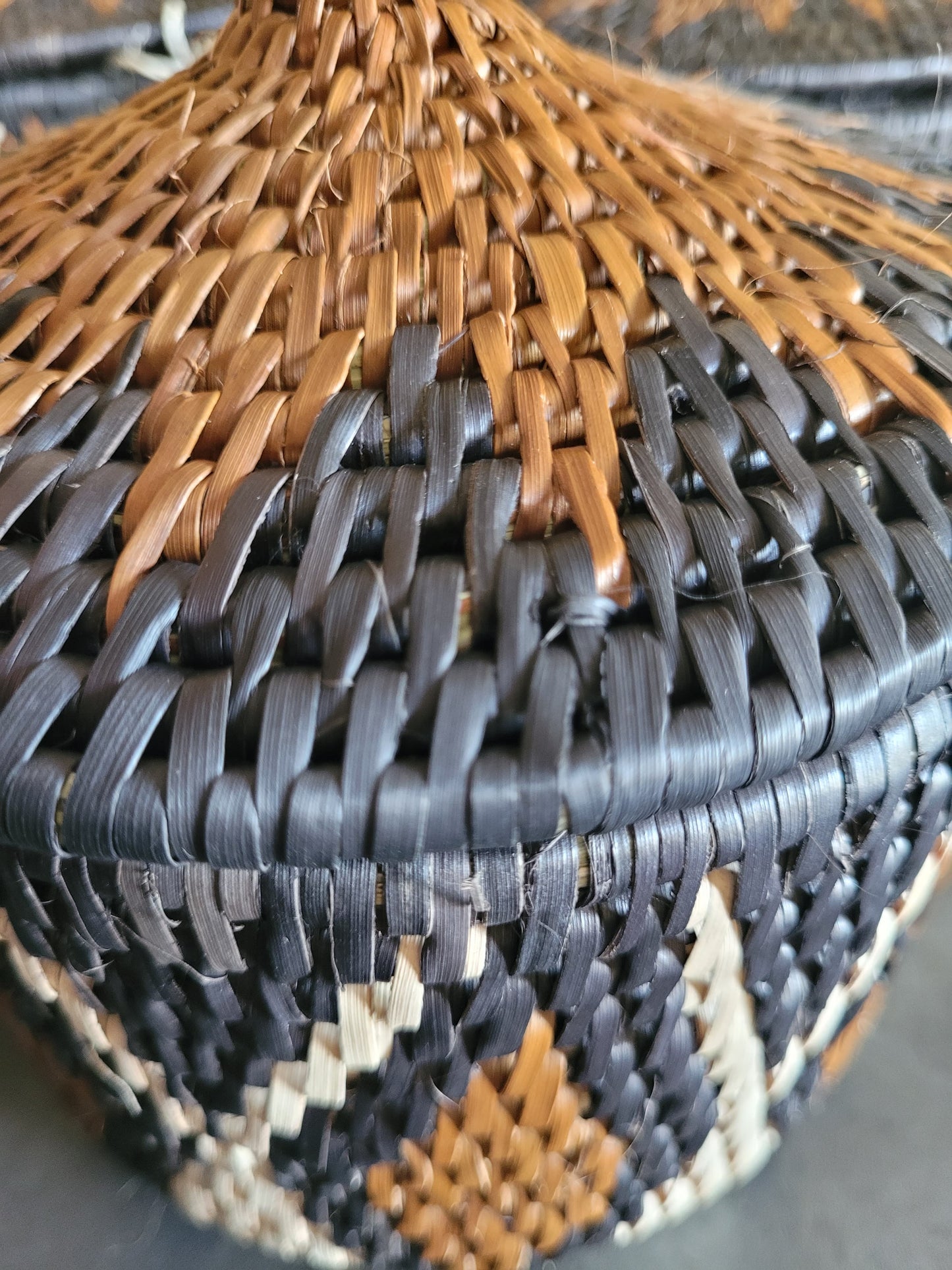 Poems of the Weaver: Handwoven Geometric Petite Basket