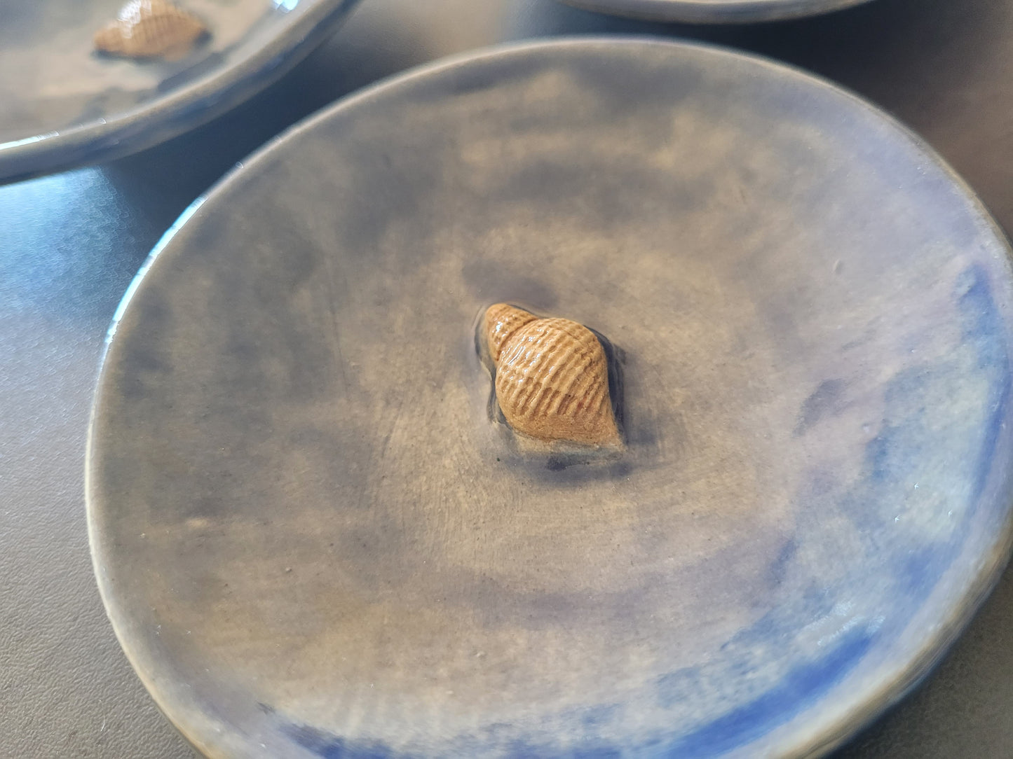 Ocean Shell Ceramic Trinket Plate