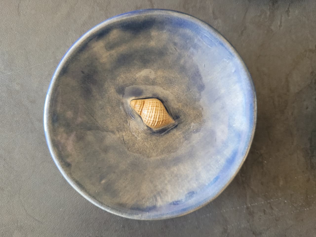 Ocean Shell Ceramic Trinket Plate