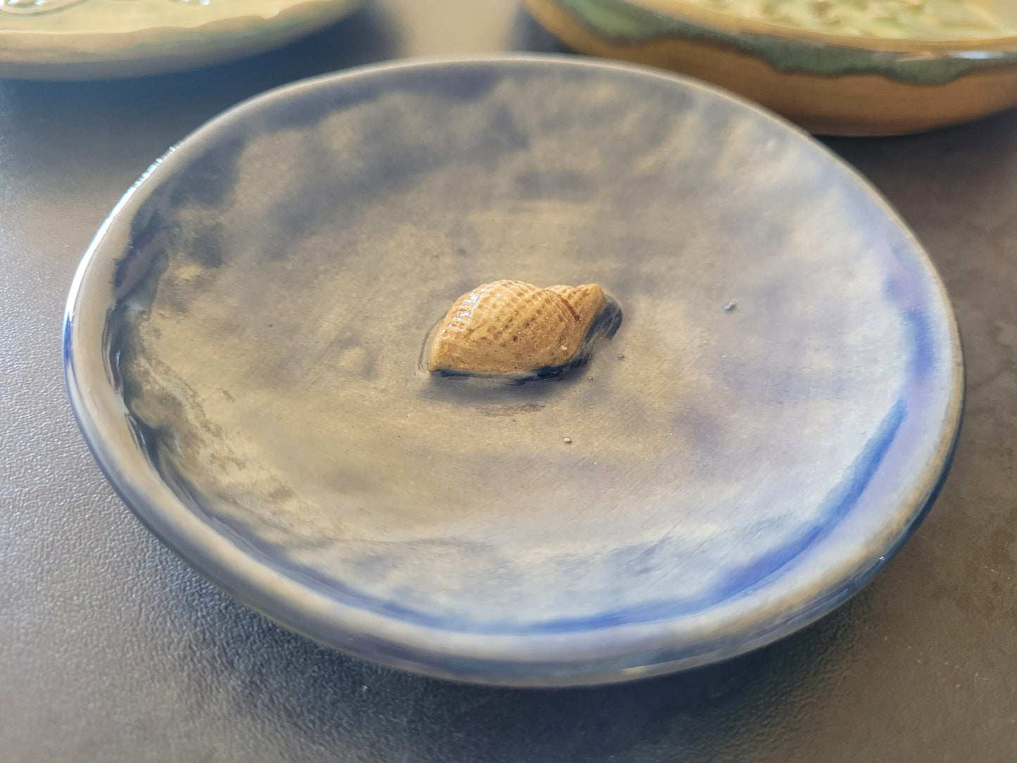 Ocean Shell Ceramic Trinket Plate