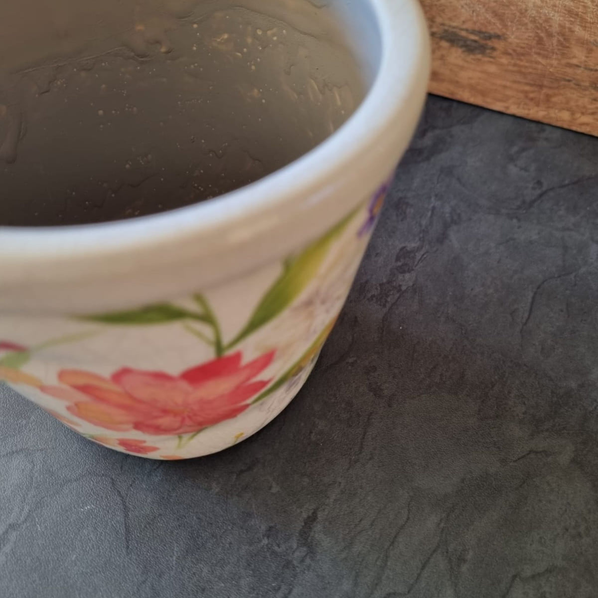 Spring Floral Ceramic Plant Pot