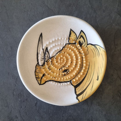 Hand-Painted Artisanal Ceramic Grater Plate | The African Heritage Collection