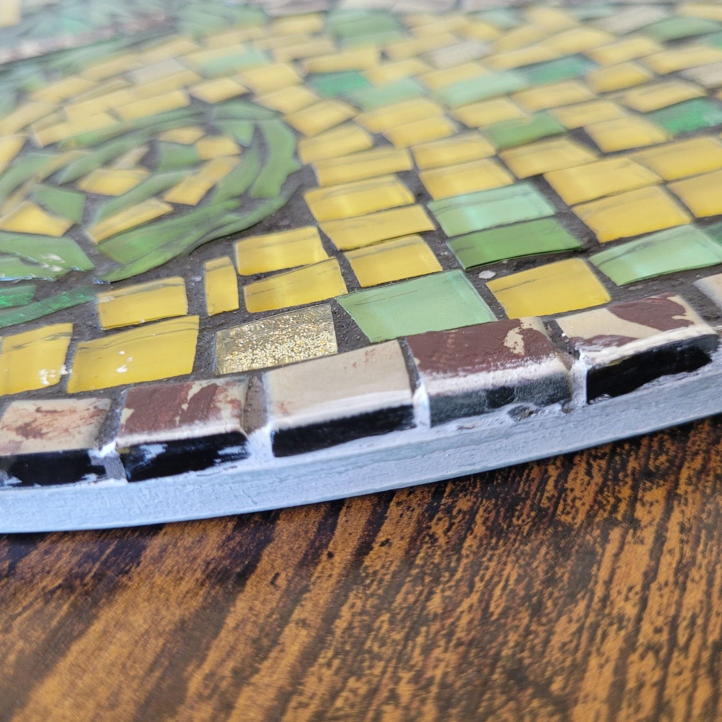 Chameleon Glass Mosaic Wall Plaque | The Camo Curator