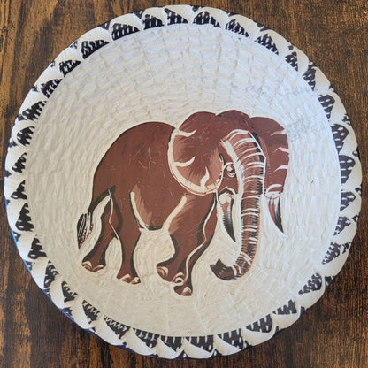 Earth & Artisan Elephant Ceramic Serving Bowl (Small) | The Gentle Giant