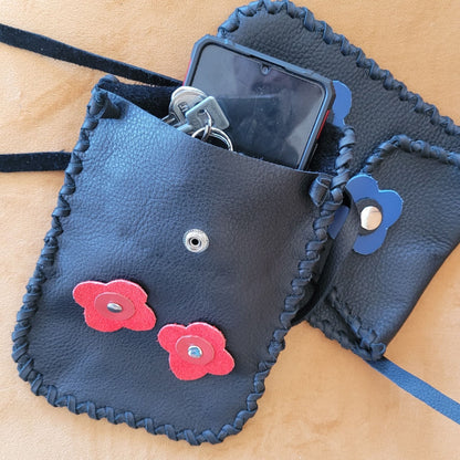 Earth & Artisan Leather Crossbody Pouch – The Petal Whip