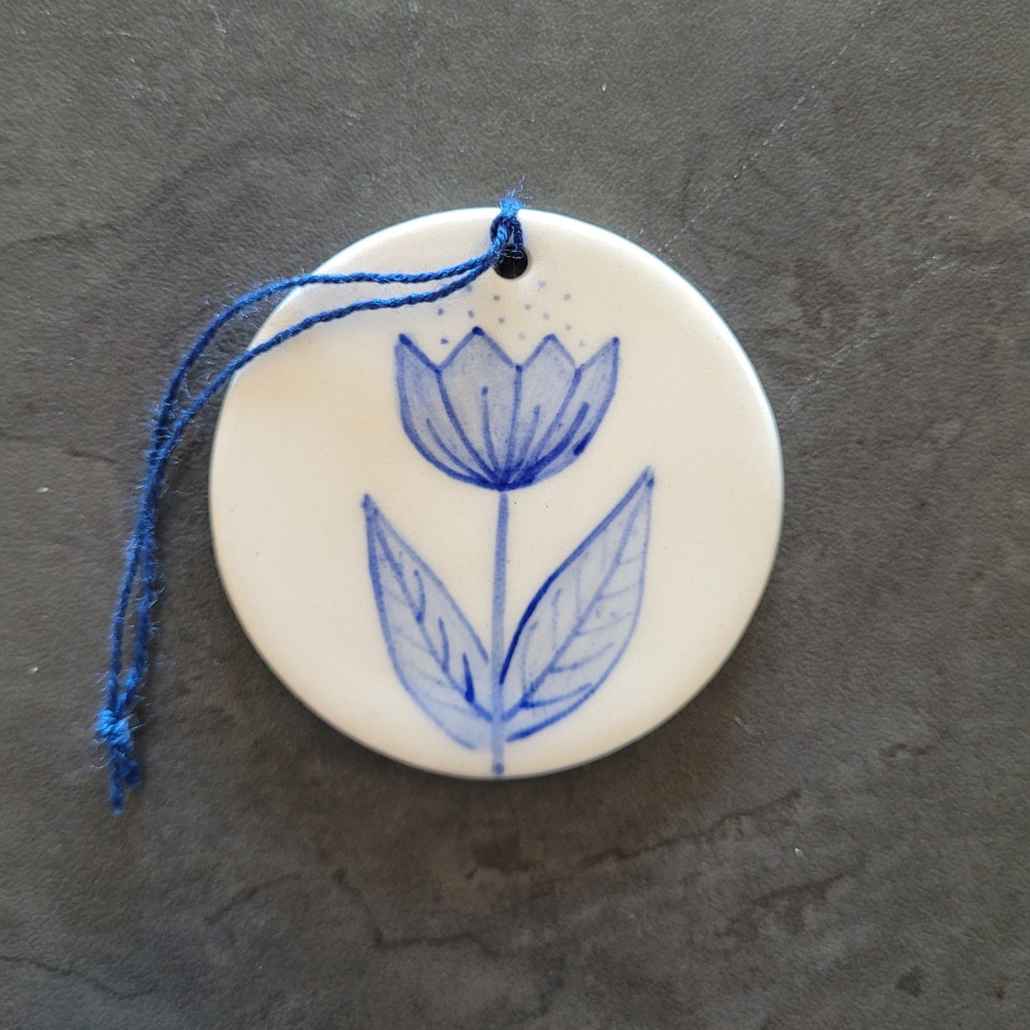 Hand-Painted Ceramic Hanging Ornaments | Artisanal Charms