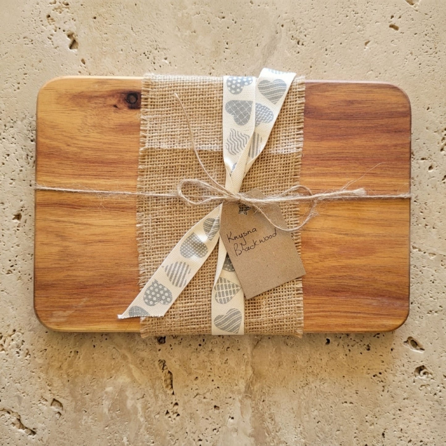 Knysna Blackwood Rectangular Cutting Board | The Heritage Slab