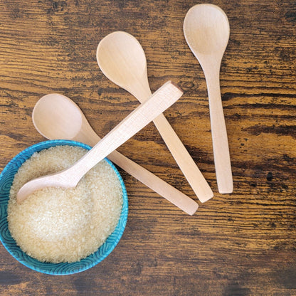 Hand-Carved Wooden Spoons | Set of 4