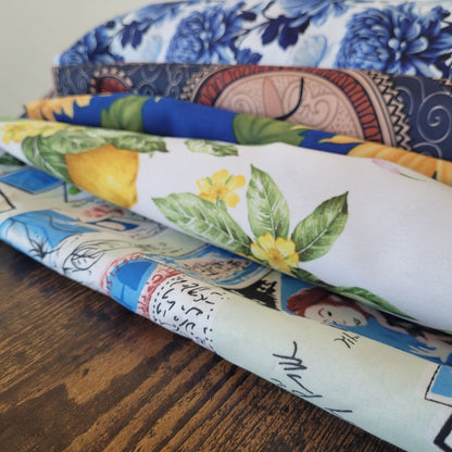 Floral & Heritage Print Fabric/Plastic Bag Holder | The Textile Tidy