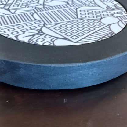 Architectural Cityscape Hotpot Stand