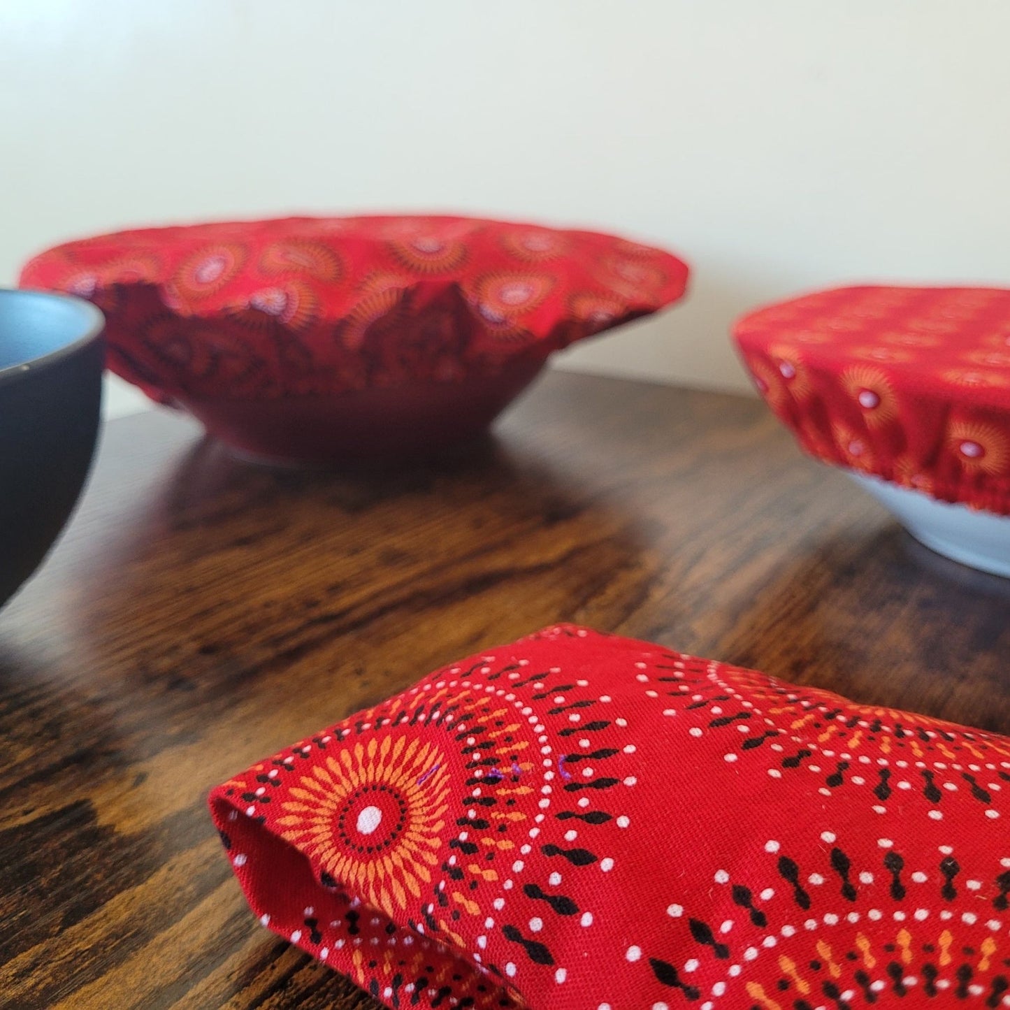 Elasticated Shweshwe Fabric Bowl Cover Set | The Heritage Wrap