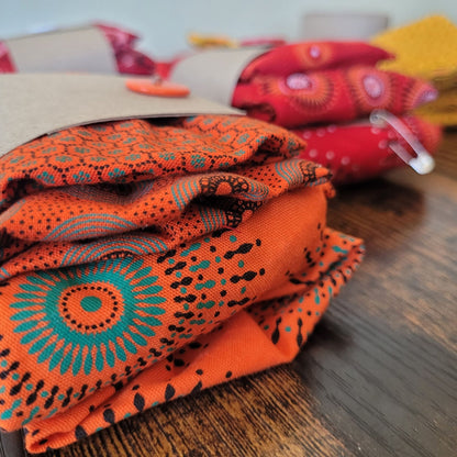 Elasticated Shweshwe Fabric Bowl Cover Set | The Heritage Wrap