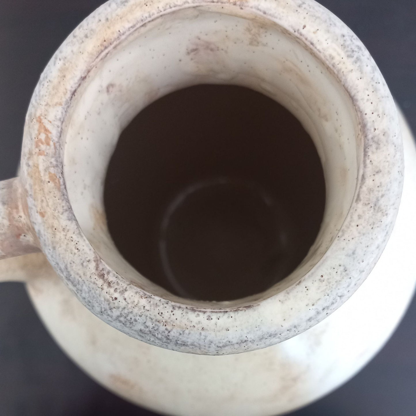Textured Beige Minimalist Ceramic Vase