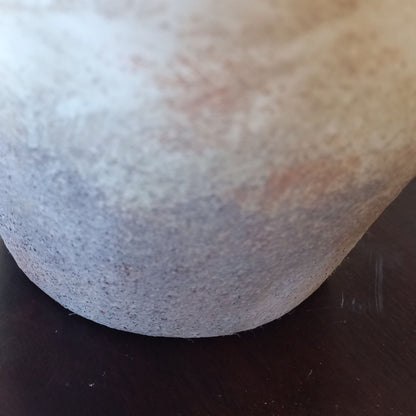 Textured Beige Minimalist Ceramic Vase