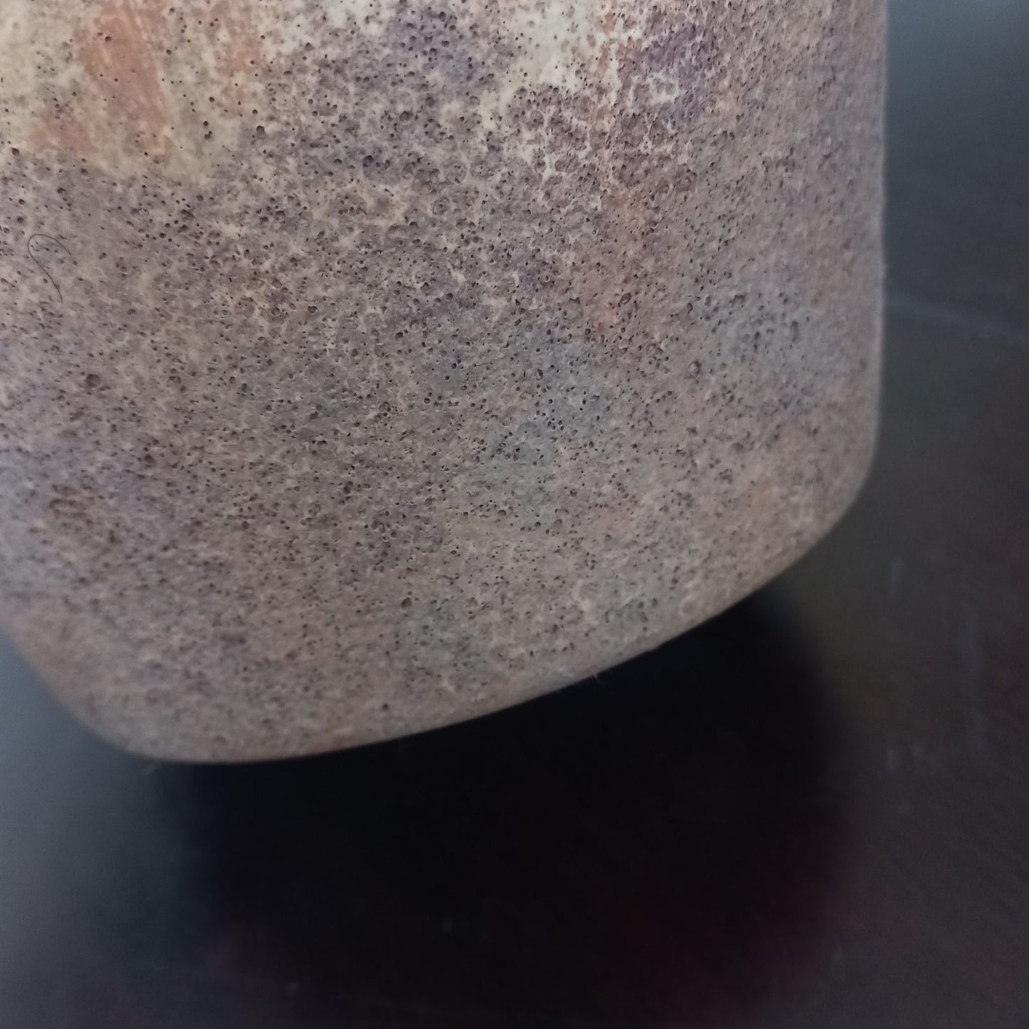Textured Beige Minimalist Ceramic Vase