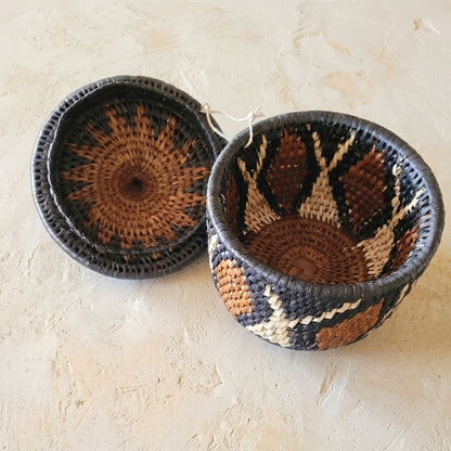 Poems of the Weaver: Handwoven Geometric Petite Basket