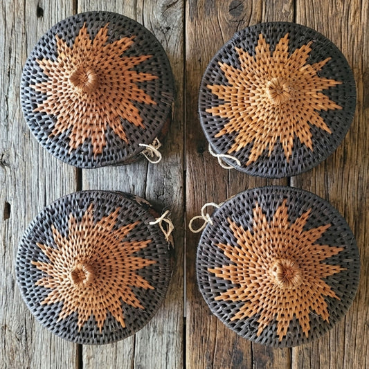 Poems of the Weaver: Handwoven Geometric Petite Basket